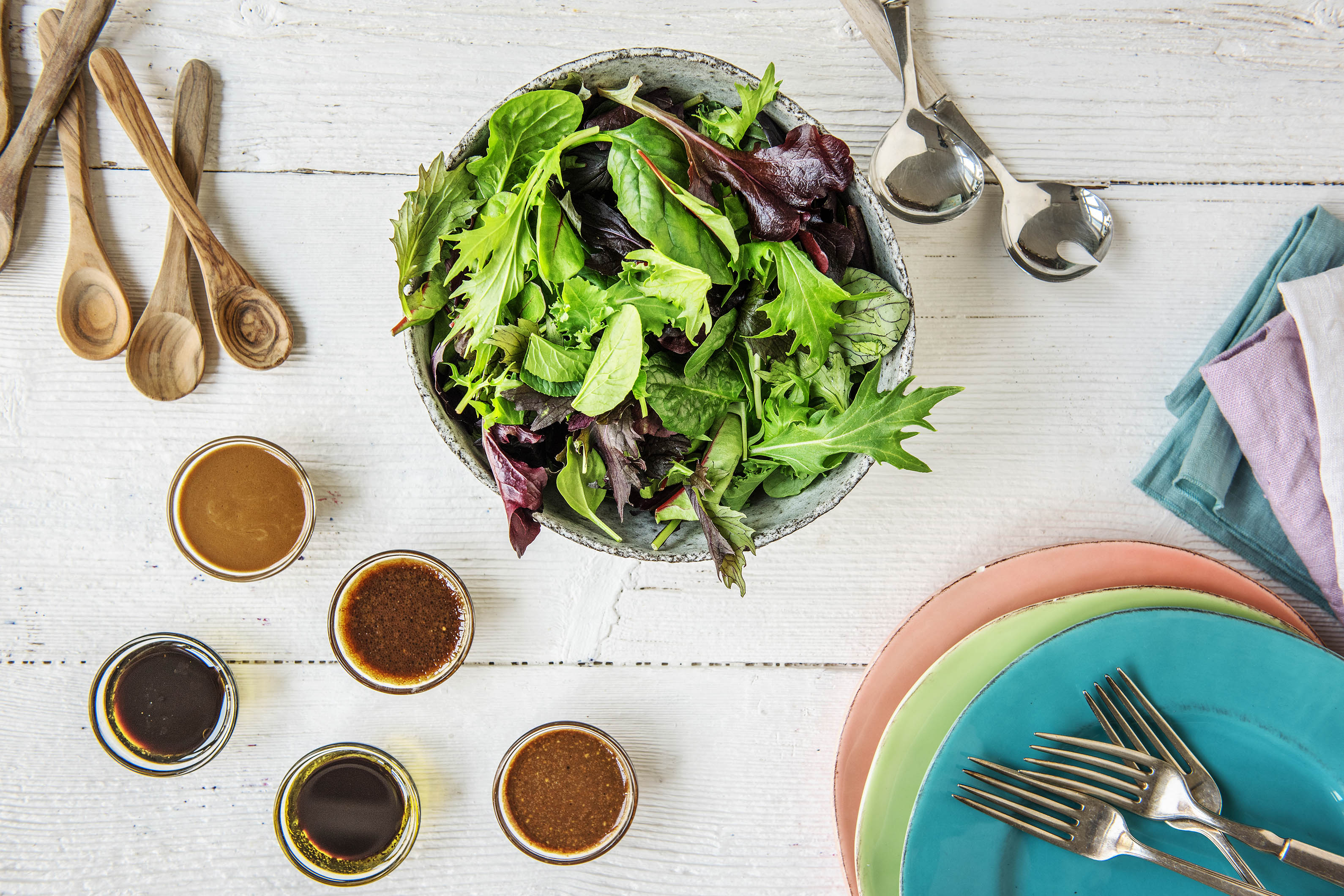 how to build a basic salad dressing
